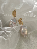 Sunset Baroque Pearl Earing