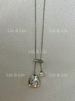 Signature Collection - The Moon Necklace  Baroque Sea Water Pearl