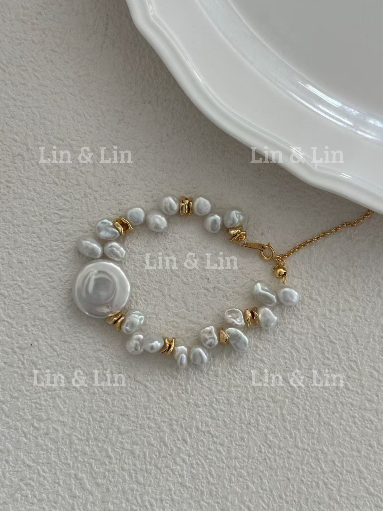 Keshi Pearl Bracelet